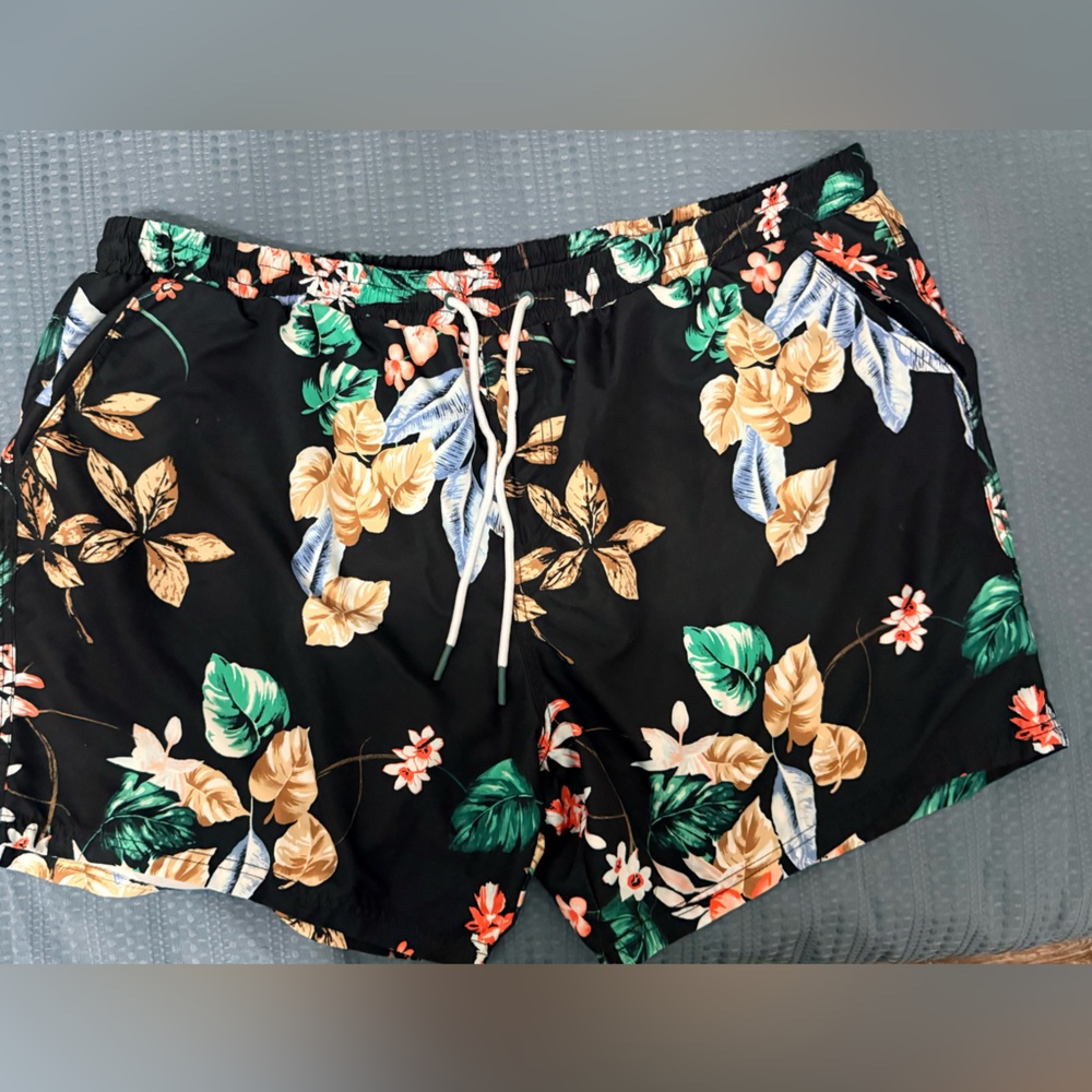 No Boundaries Black Floral Swimwear